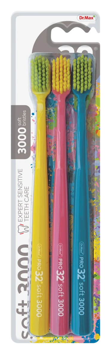 Pro32 Spazzolino 3000 3 Pezzi Igiene Orale