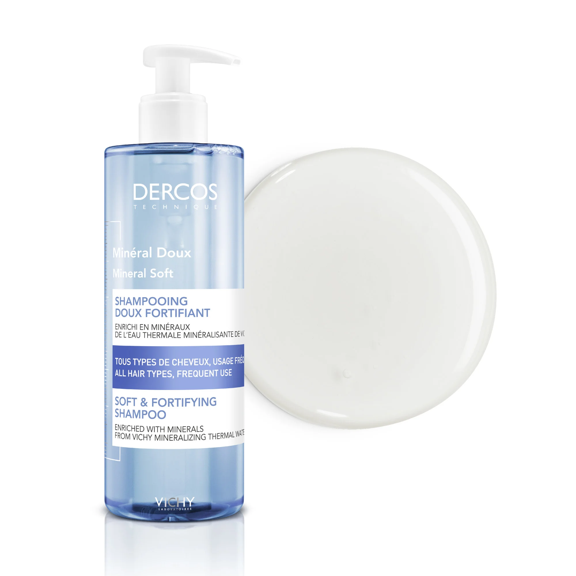 Vichy Dercos Dolcezza Minerale Shampoo 400ml Uso frequente