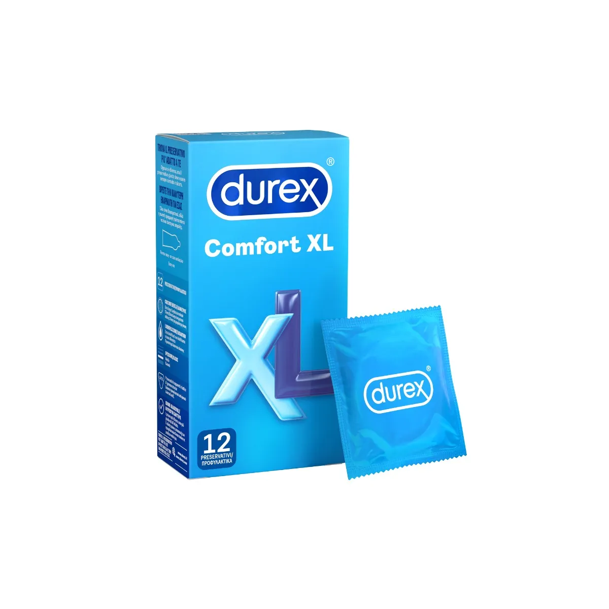 Durex Comfort XL 12 Profilattici Extra-large 