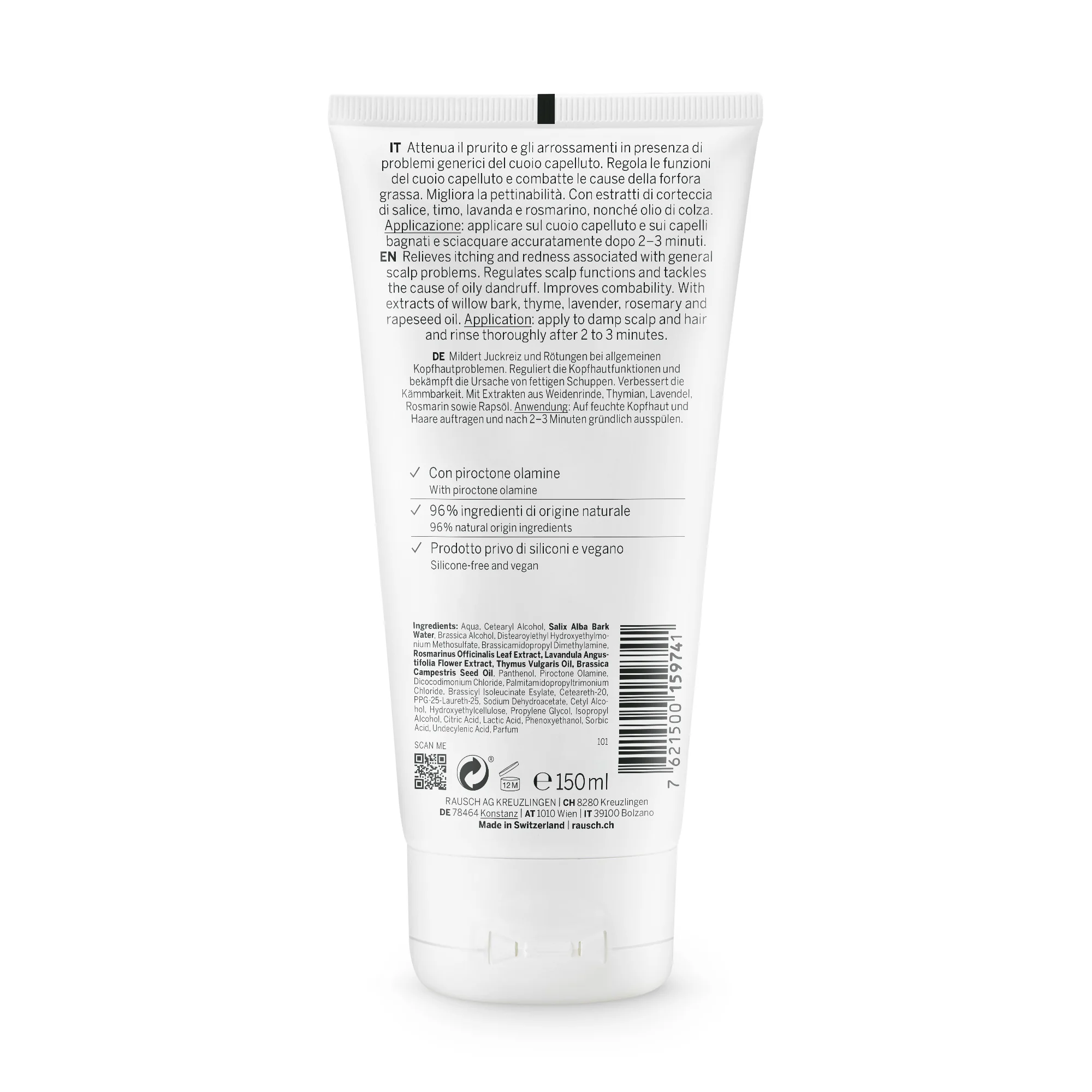 Rausch Balsamo Speciale Alla Corteccia Di Salice 150 Ml