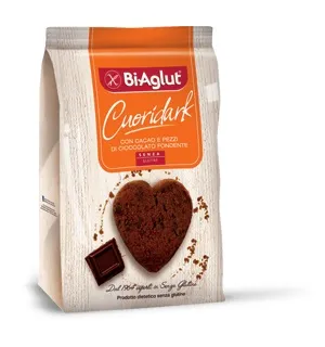 Biaglut Cuori Dark Biscotti Senza Glutine 200 g