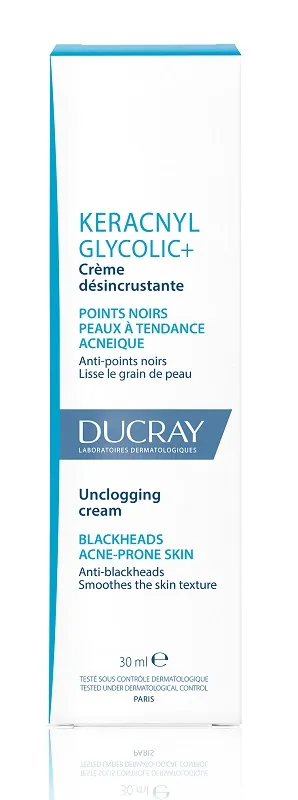Ducray Keracnyl Glycolic+ Crema Purificante Per Pelle Grassa Con Imperfezioni 30 ml