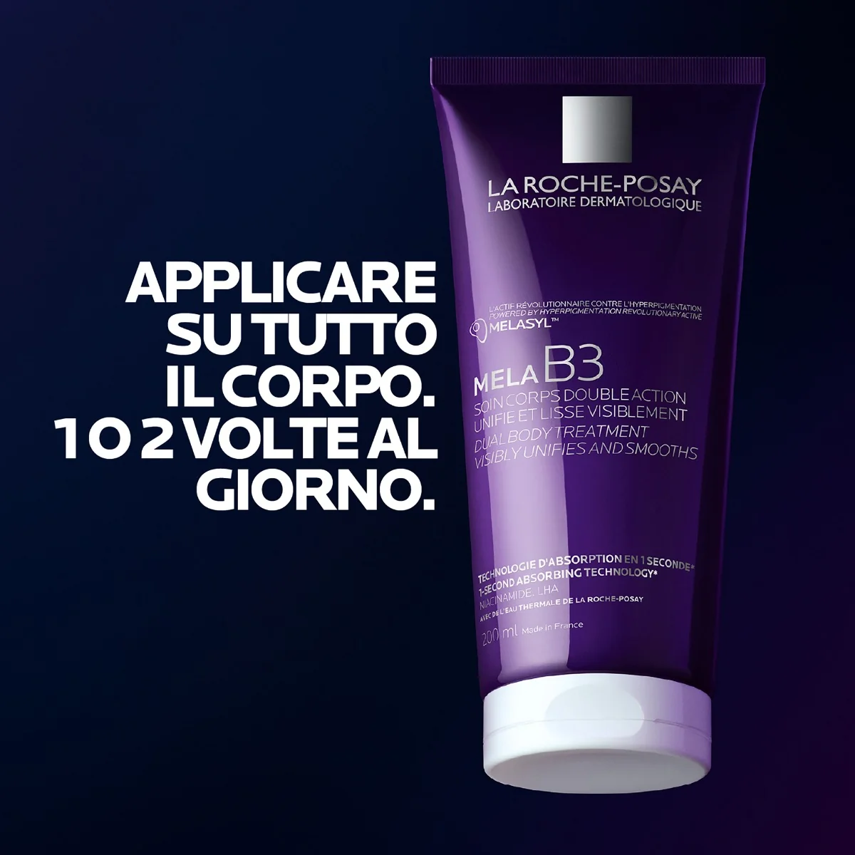 La Roche-Posay Mela B3 Trattamento corpo 200 ml Con Melasyl, Niacinamide e LHA