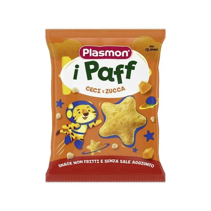 Plasmon Paff Ceci E Zucca 15 g Snack non fritti