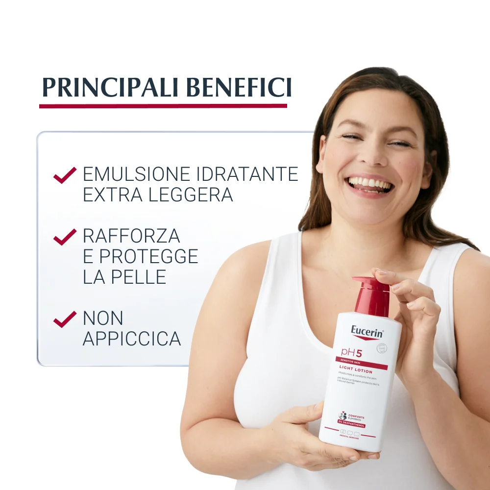 Eucerin Ph5 Emulsione Idratante 400 ml Extra Leggera