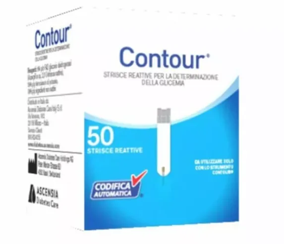 Contour Glicemia 50 Strisce Reattive Controllo Glicemia
