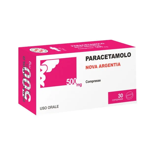 Paracetamolo Nova Argentia 500 mg 30 Compresse Febbre e Influenza