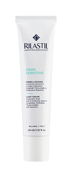 Rilastil Aqua Sensitive Crema Leggera 40 ml Crema per pelli sensibili