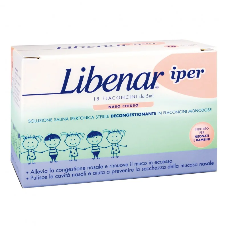 Libenar Iper Monodose Soluzione Ipertonica 18 Flaconcini