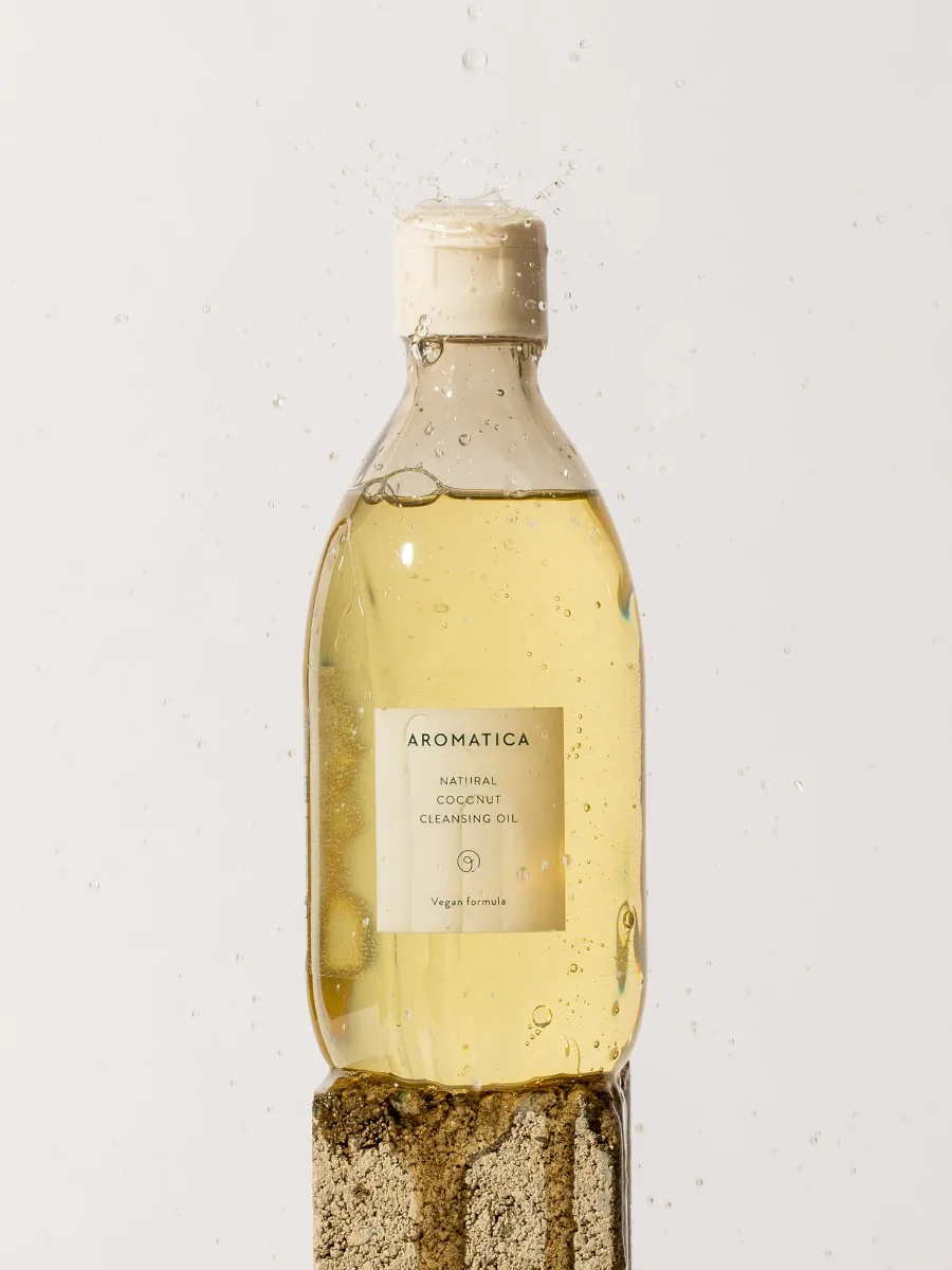 Natural Coconut Cleansing Oil 300 ml Detergente Viso Idratante