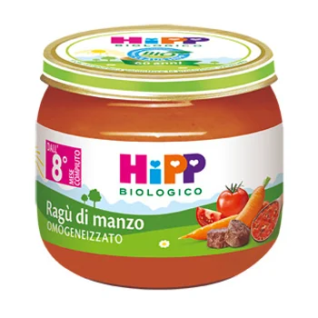 Hipp Biologico Baby Sugo Ragù Di Manzo 2X80 G