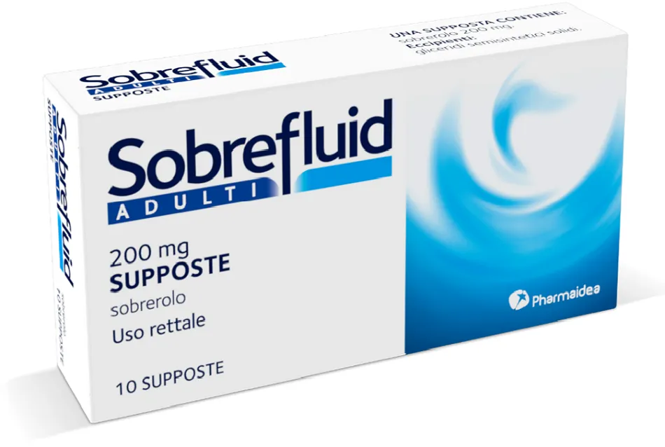 SOBLEFLUID SUPPOSTE ADULTI 10 SUPPOSTE 200 MG