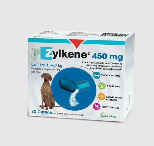 Zylkene Cani 20 Capsule 450 mg Mangime Complementare