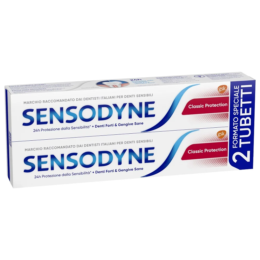Sensodyne Classic Prot 2X75 Ml Denti Sensibili