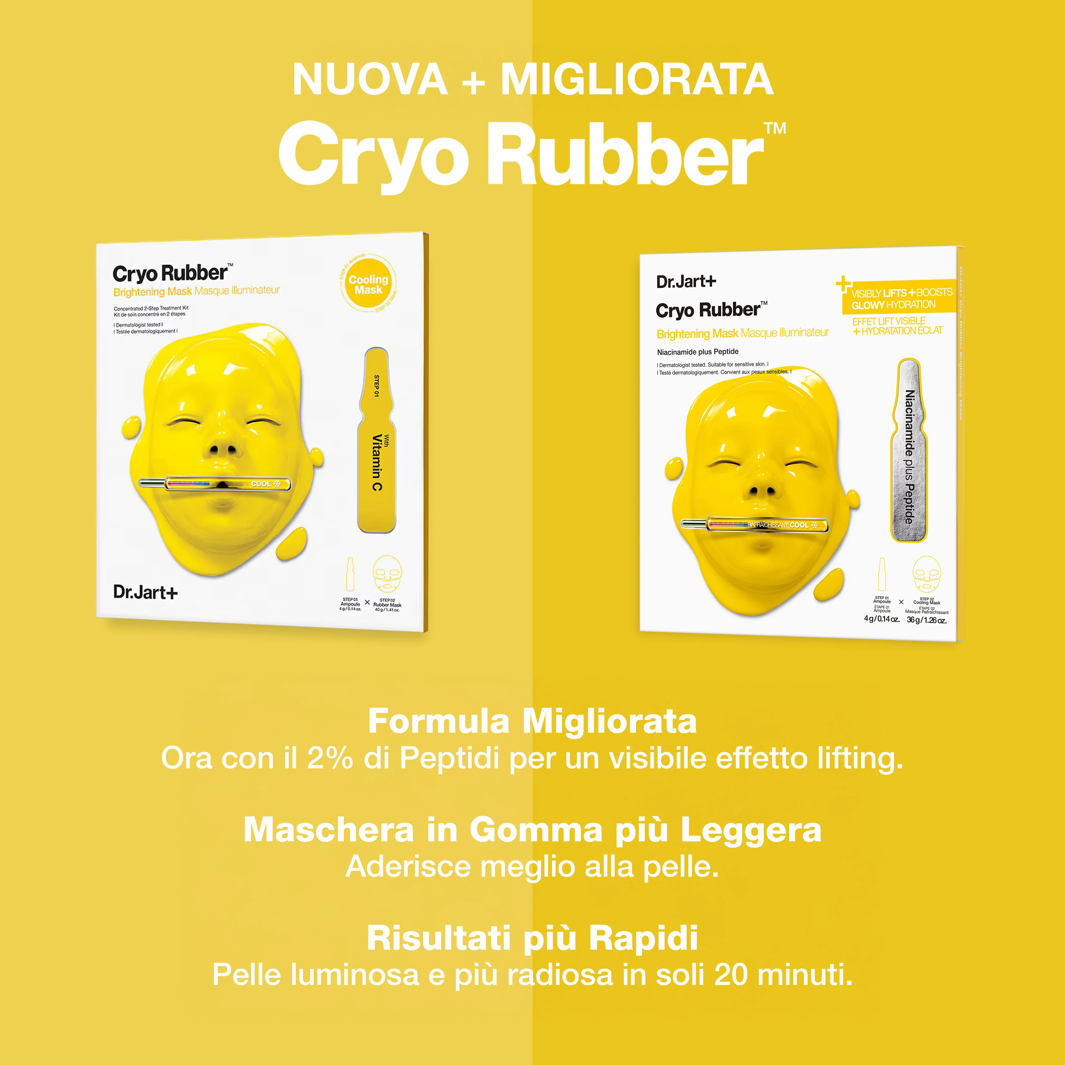 Dr Jart Cryo Rubber Brightening Mask 36 G Maschera schiarente