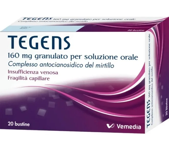 Tegens 160 mg 20 Bustine Insufficienza Venosa