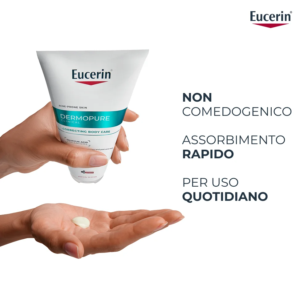 Dermopure Clinical Crema Corpo Tripla Azione 200 ml Anti Imperfezioni e Anti Macchie