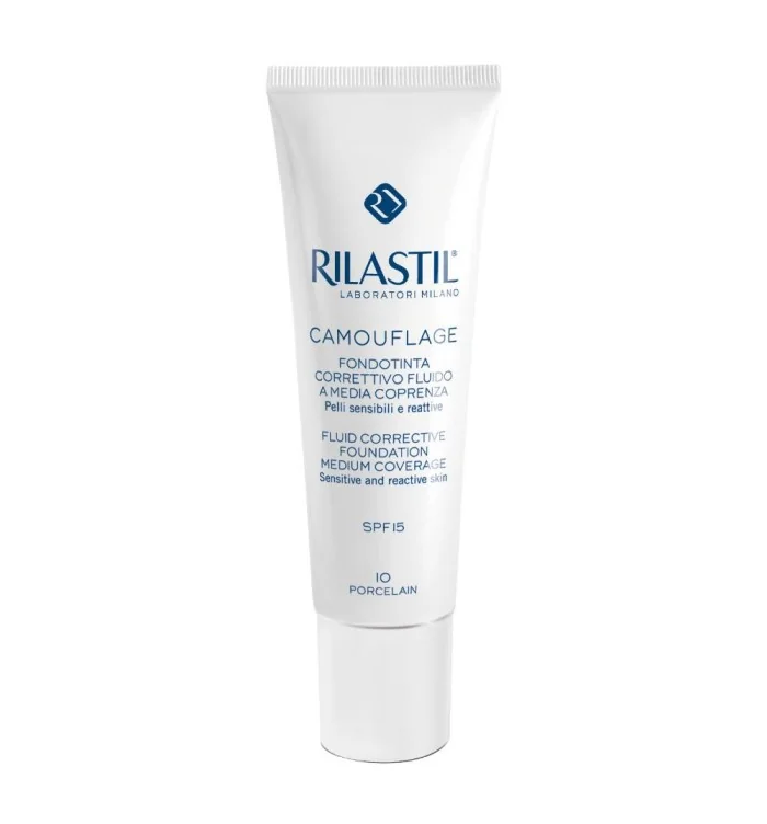 Rilastil Camouflage Fondotinta Correttivo Crema Media Coprenza 10 Porcelain