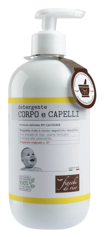 Fiocchi Di Riso Detergente Corpo/Capelli Camomilla 400 Ml