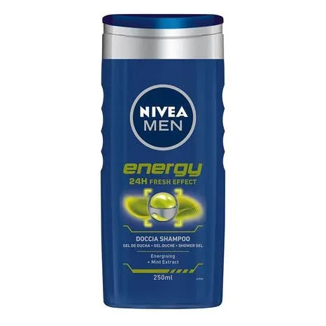 Nivea Doccia Shampoo Energy For Men Rinfrescante e Rivitalizzante