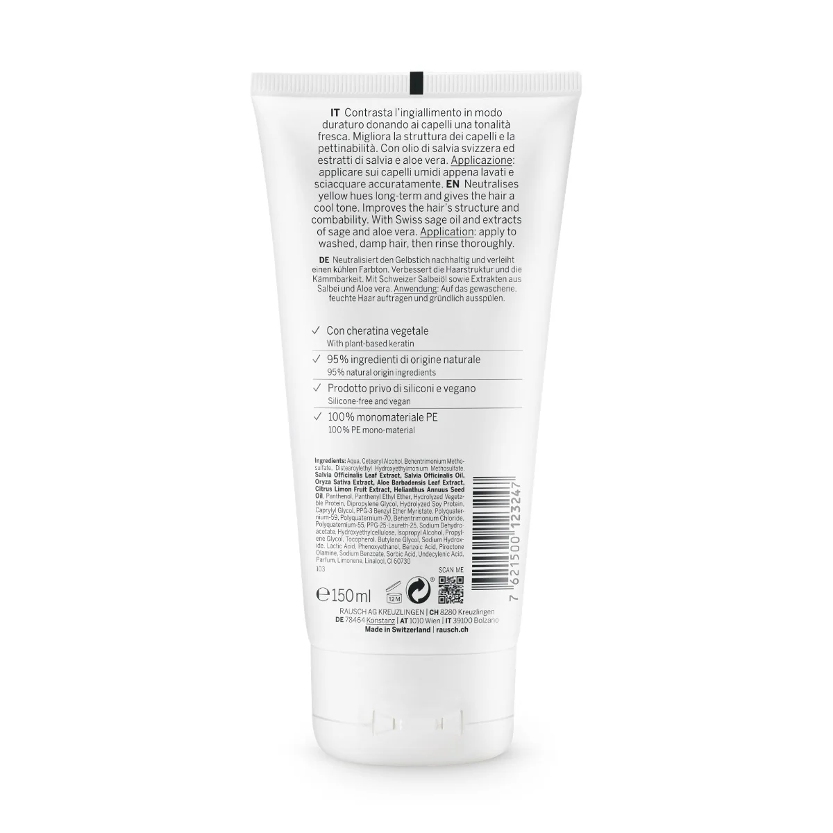 Rausch Balsamo Lucentezza Argentea Alla Salvia 150 Ml