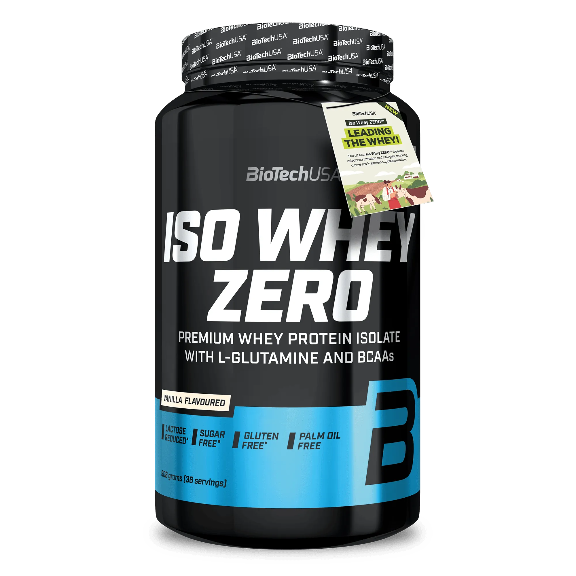 Iso Whey Zero Vaniglia 908 g Massa Muscolare