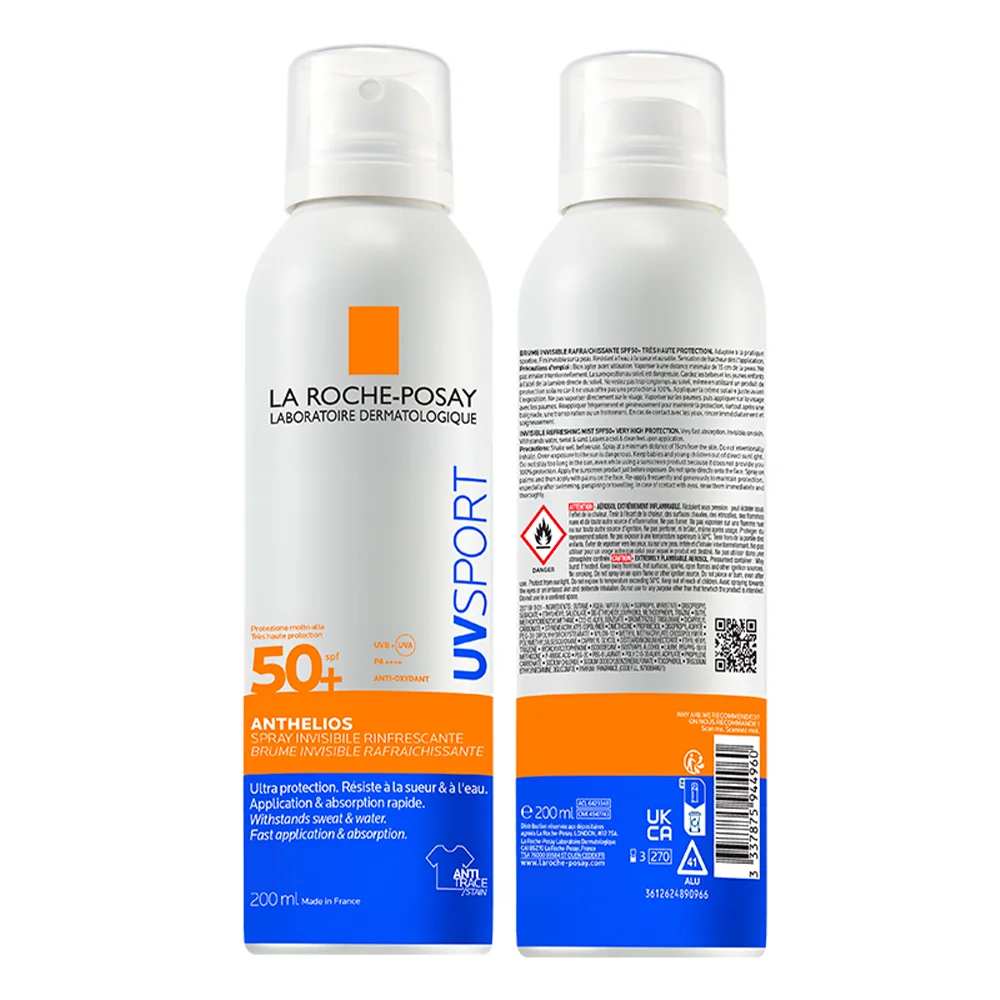 La Roche Posay Anthelios Uvsport Spray 200 Ml Spray solare invisibile Rinfrescante