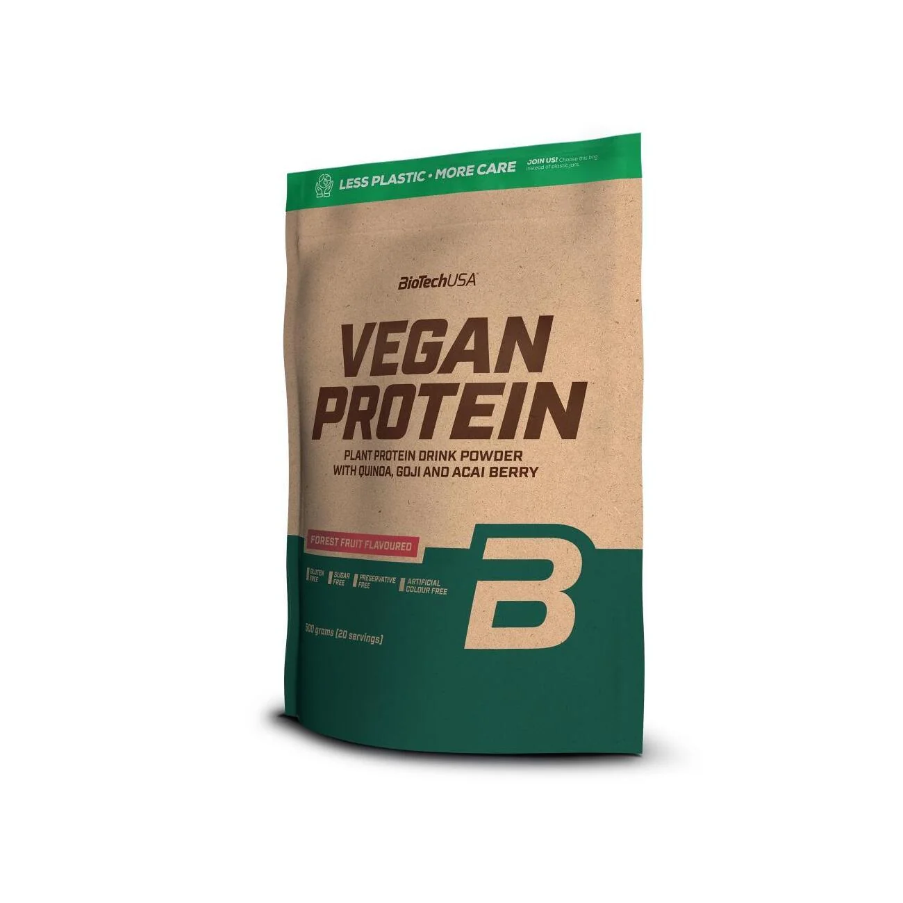 Biotechusa Vegan Protein Frutti Di Bosco 500 g Massa Muscolare