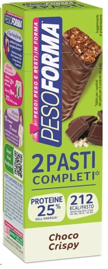 Pesoforma Barretta Choco Crispy 2Pz Equilibrio Peso Corporeo