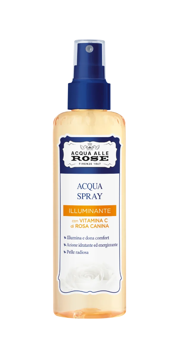 Acqua Alle Rose - Acqua Spray Illuminante 200 ml Rinfrescante ed Energizzante