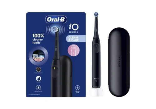 Io2 Series Night Black + Travel Case Batteria Lunga Durata