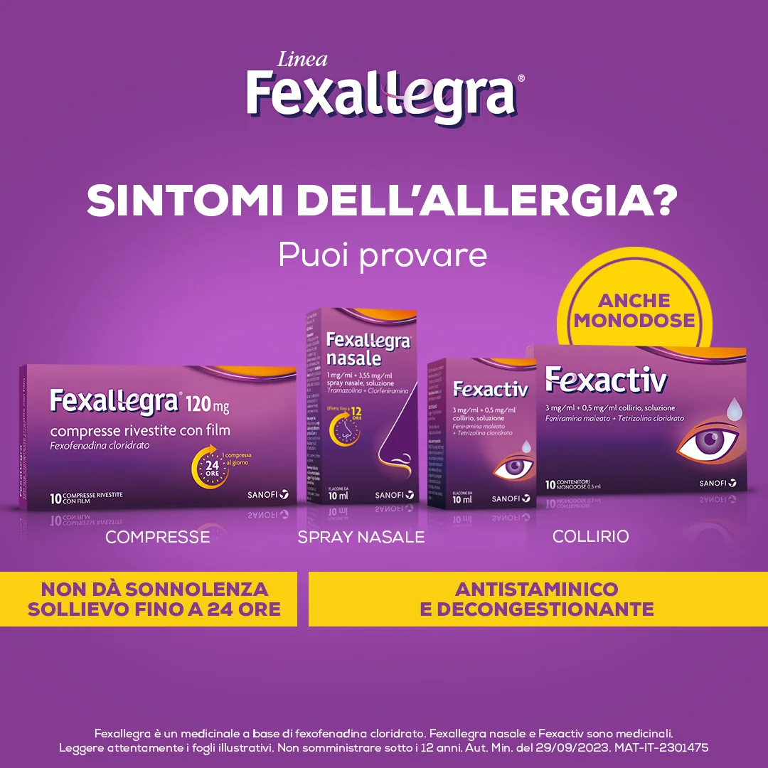 Fexactiv 0,3% + 0,05% Collirio Antistaminico 10 ml