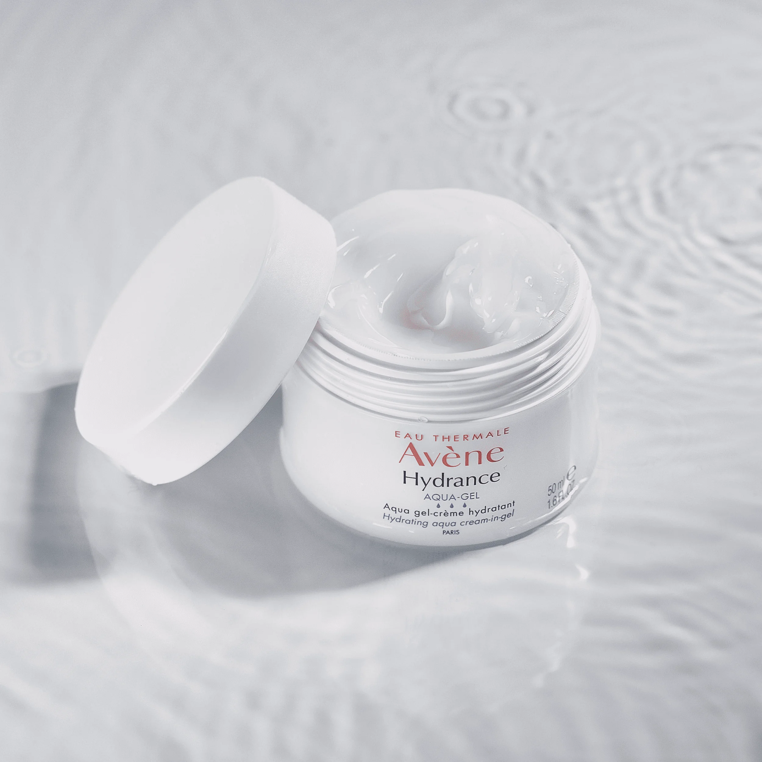 Eau Thermale Avène Hydrance Acqua-Gel Crema Idratante 50 ml Idratazione Pelle Secca