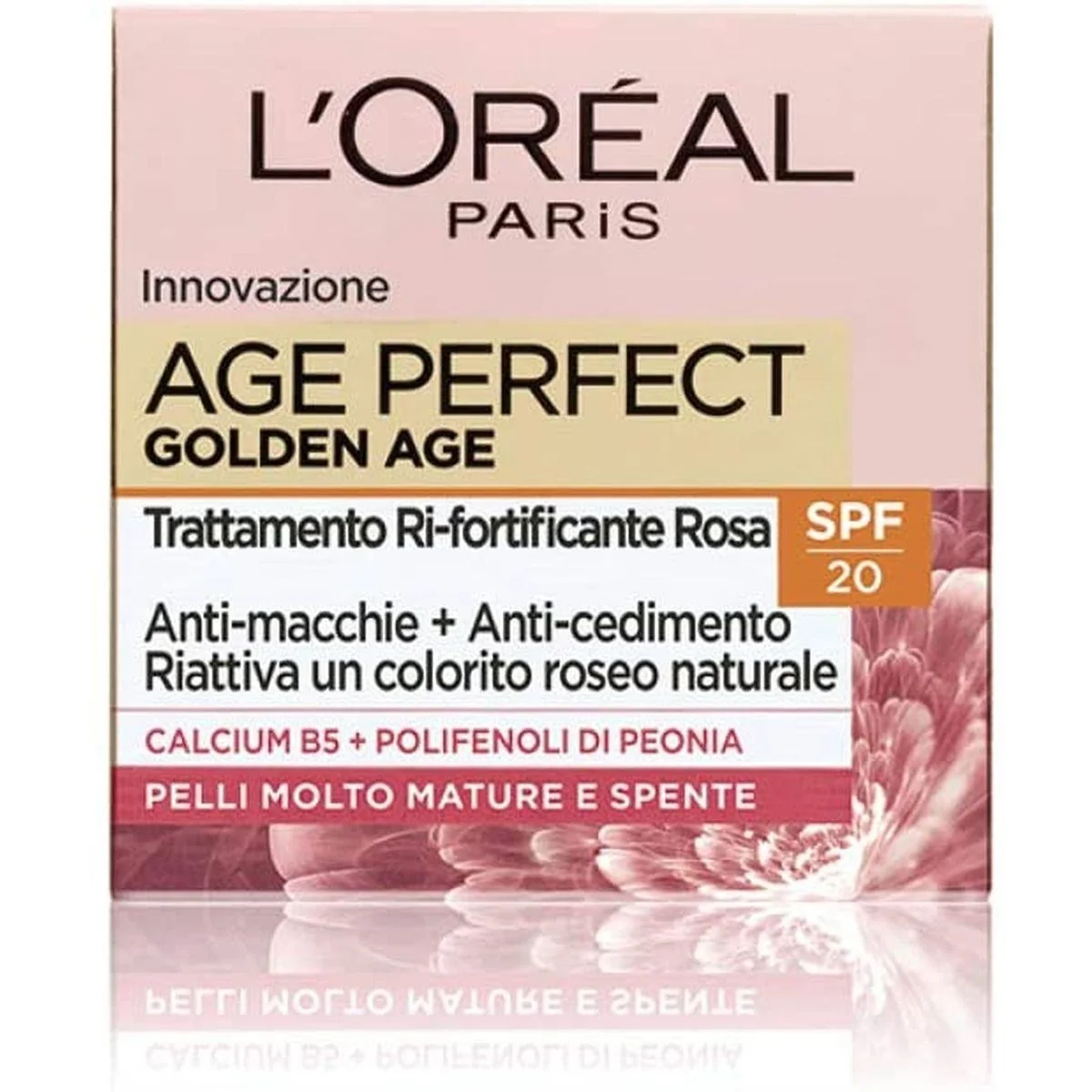 L'oreal Paris Crema Viso Giorno Anti Età Age Perfect Golden Age Crema Viso Pelli Mature Spf20 50 ml Crema Viso Anti-Età per Pelli Mature