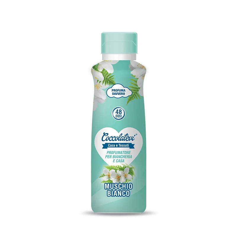 Coccolatevi Profumo Bucato Muschio Bianco 300 ml Profumatore Bucato e Superfici