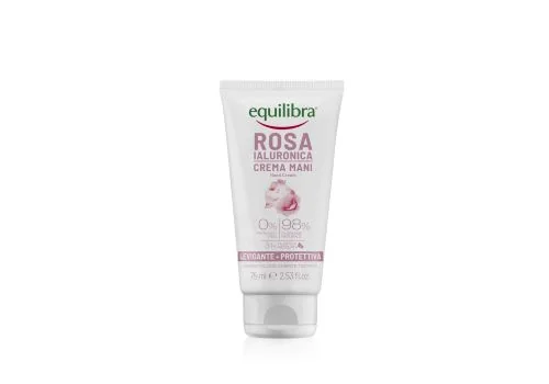 Equilibra Rosa Ialuronica Crema Mani 75 Ml Azione Levigante