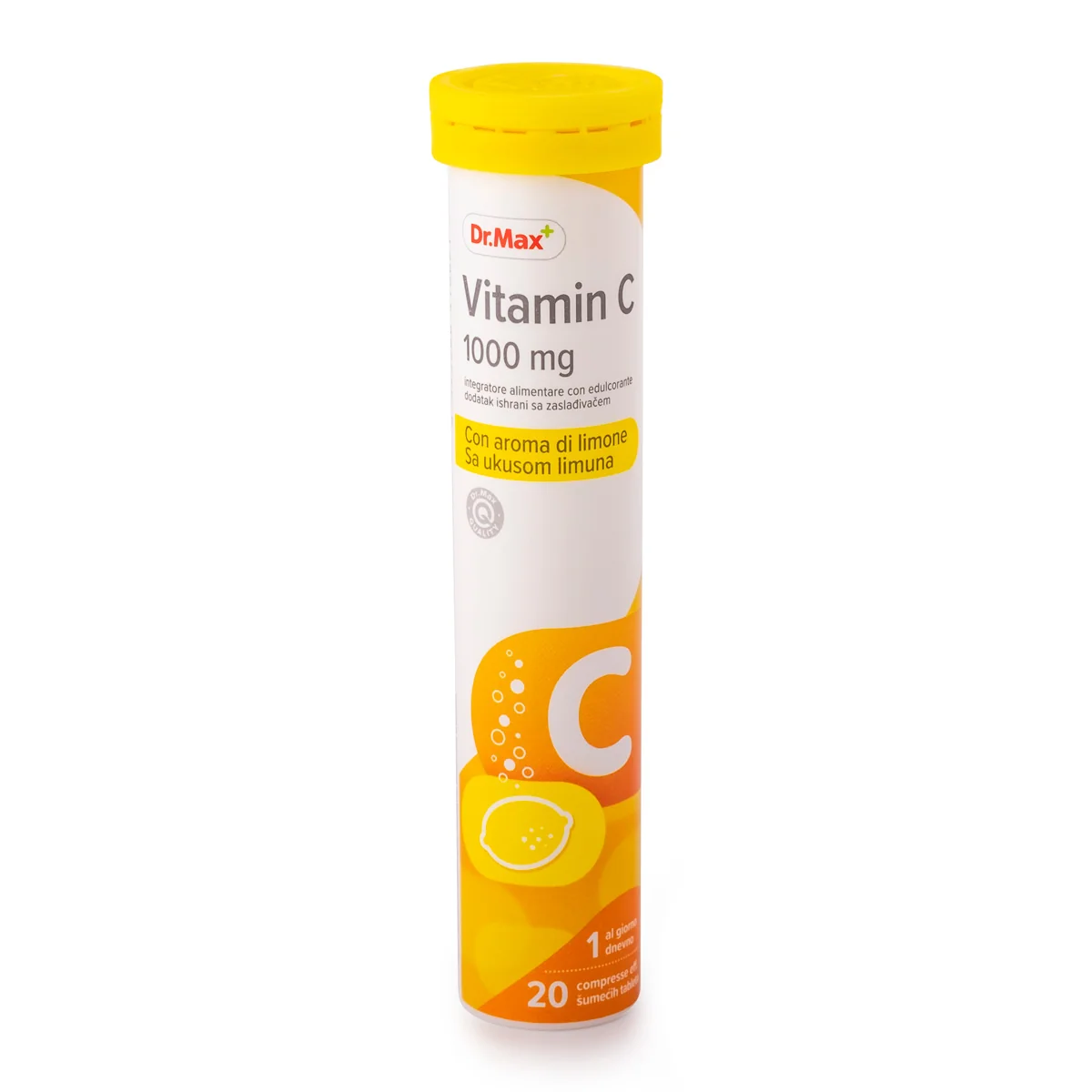 Dr.Max Vitamin C 1000 mg 20 Compresse Effervescenti A Rilascio Prolungato