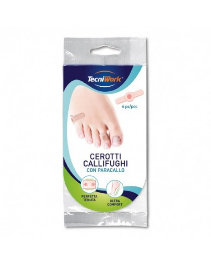 Tecniwork Cerotti Callifughi In Striscia 6 Pezzi Con Paracallo