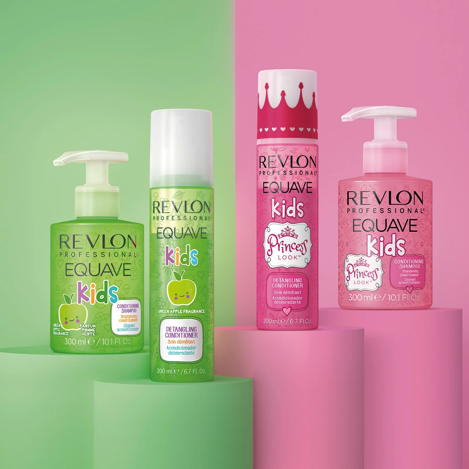 Revlon Equave Kids Green Apple Conditioner 200 ml Districante senza risciacquo bambini