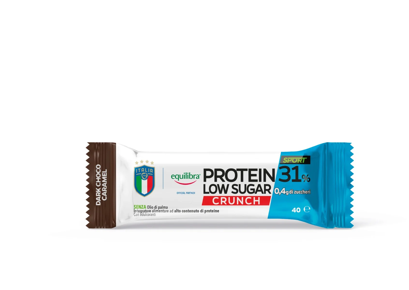 Equilibra Protein 31% Low Sugar Crunch D 40 G Povero di Zuccheri