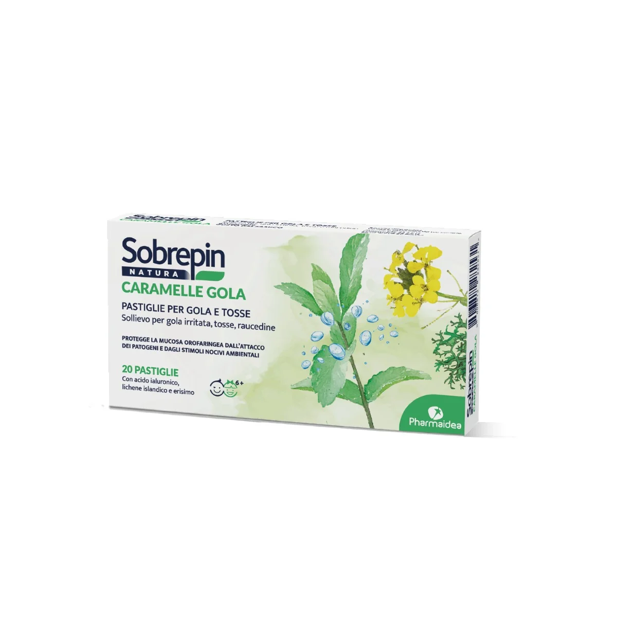 Sobrepin Natura Gola Caramelle Menta per Gola Irritata