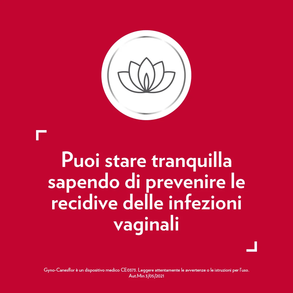 Gyno-Canesflor 10 Capsule Vaginali Ovuli con Lattobacilli