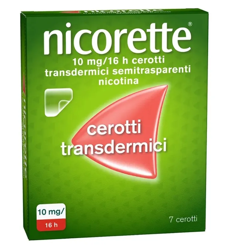 NICORETTE 10 MG/16 ORE 7 CEROTTI TRANSDERMICI