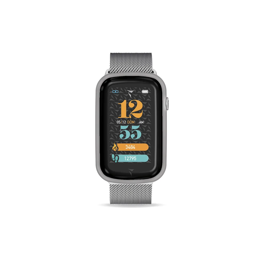 Techmade Steps Smartwatch Maglia Total Silver Da Portare Sempre con Te