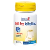 LongLife Milk Free Acidophilus Integratore Fermenti Lattici 60 capsule