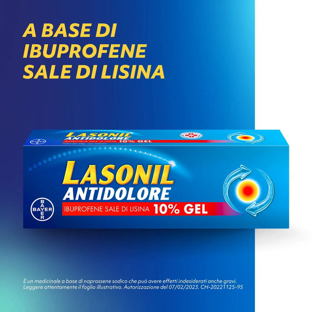 Lasonil Antidolore Gel Antinfiammatorio 50g Dolori Muscolari