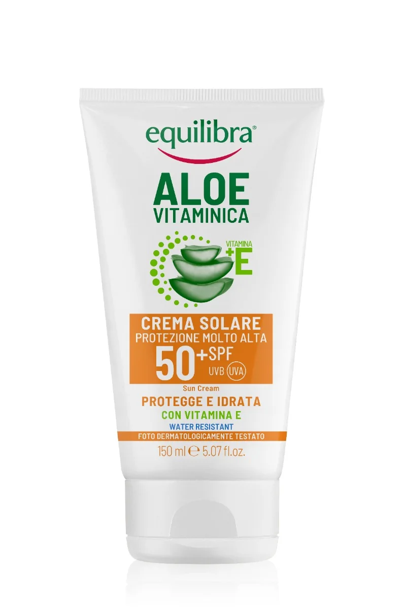 Equilibra Crema Solare Aloe SPF 50 Vitaminica