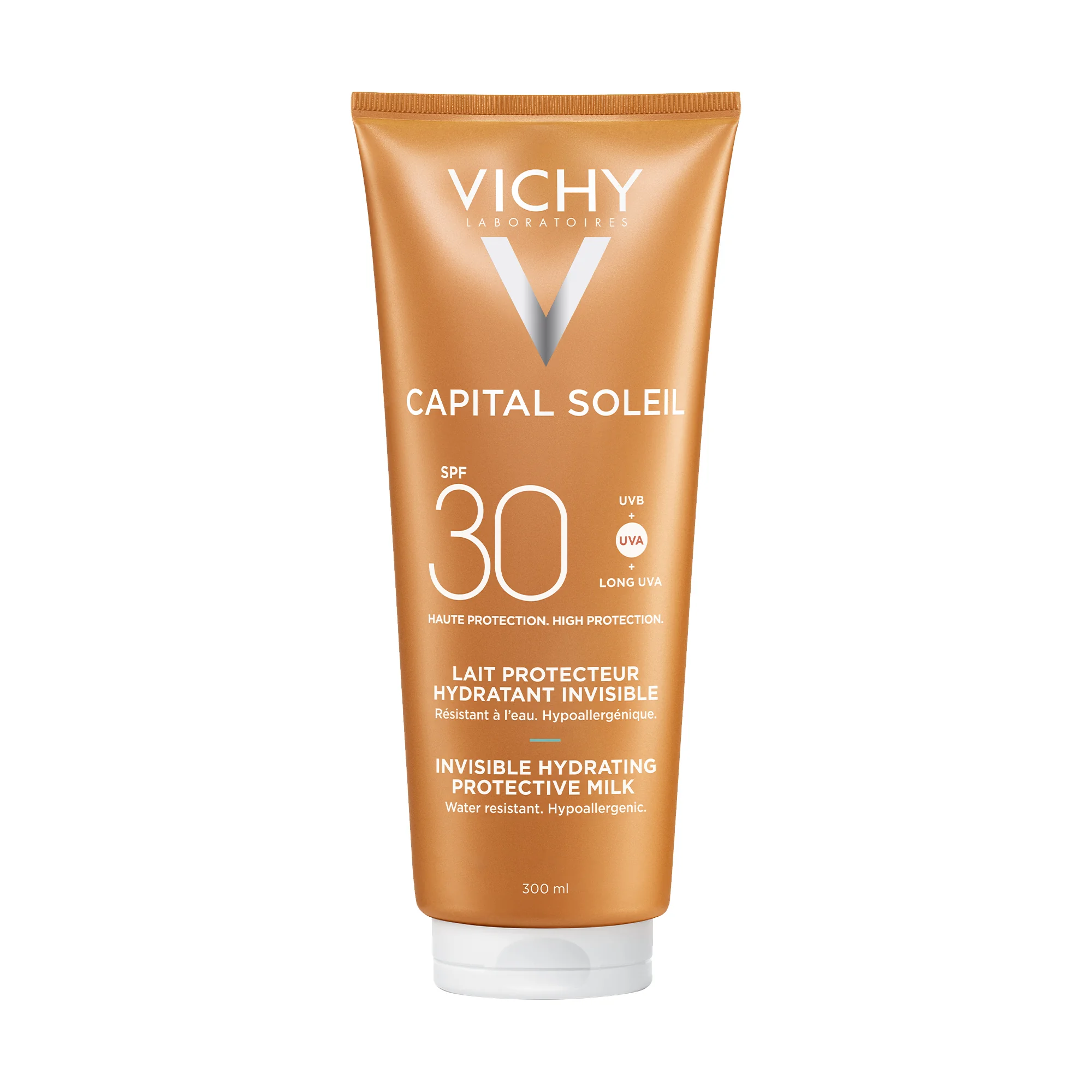Vichy Capital Soleil SPF30, 300 ml Latte idratante fresco viso e corpo