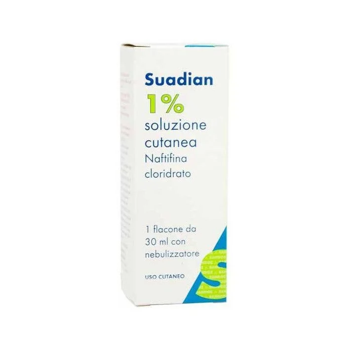 Suadian 1% Soluzione Cutanea Con Nebulizzatore 30 ml Naftifina Cloridrato