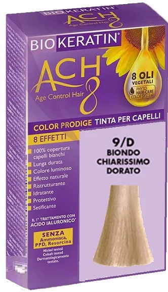 Biokeratin Ach8 9/D Biondo Chiarissimo Tinta Per Capelli
